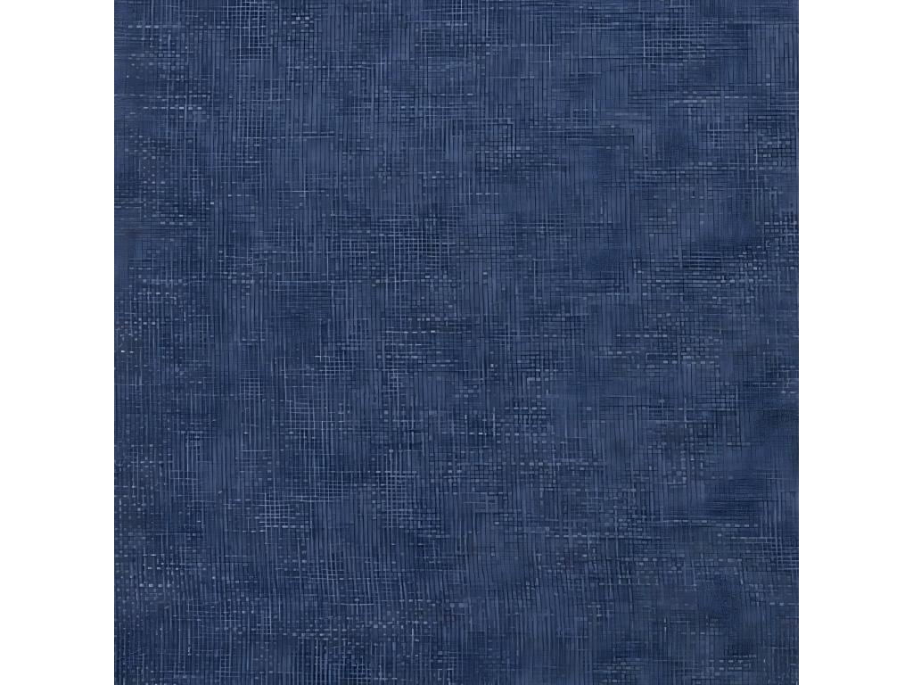 Struttura letto in tessuto blu, 203 x 16 x 118 cm