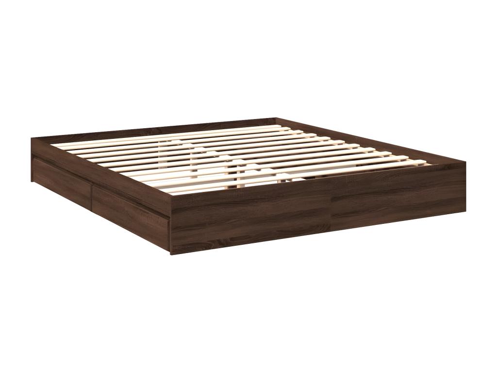 Struttura letto marrone, 180 x 200 cm