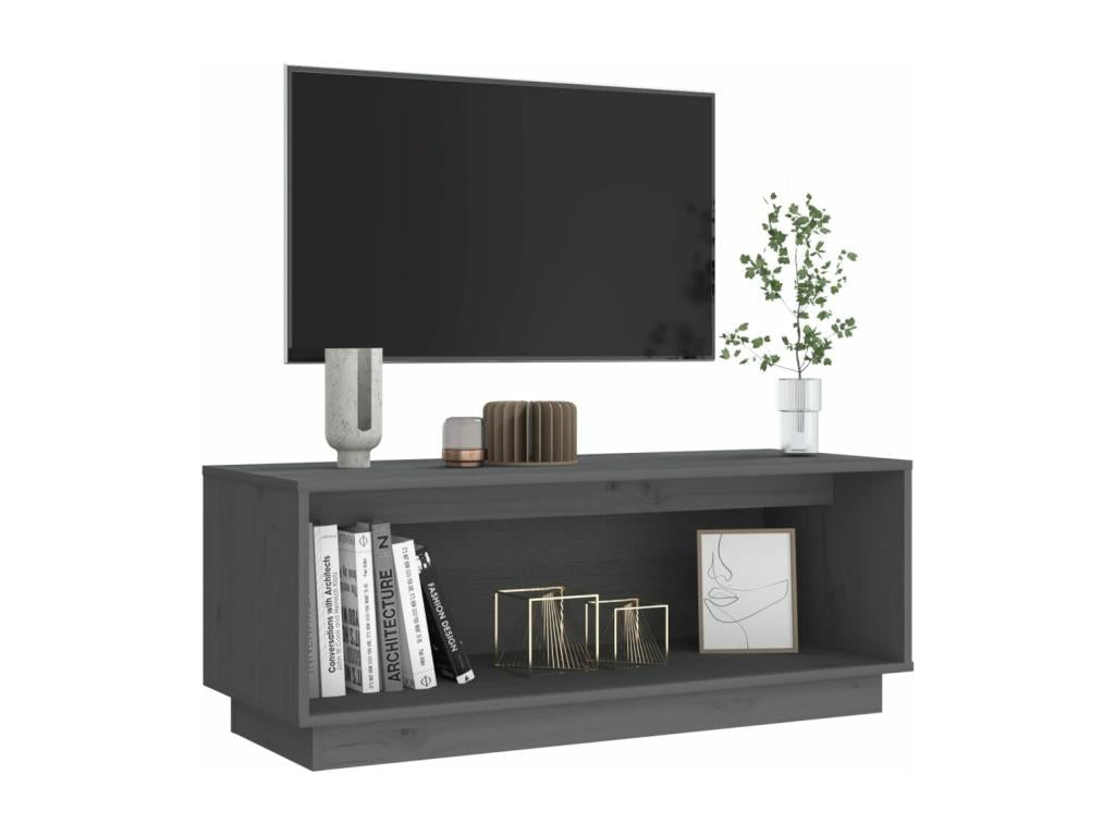 Mobile TV grigio, 90 x 35 x 35 cm