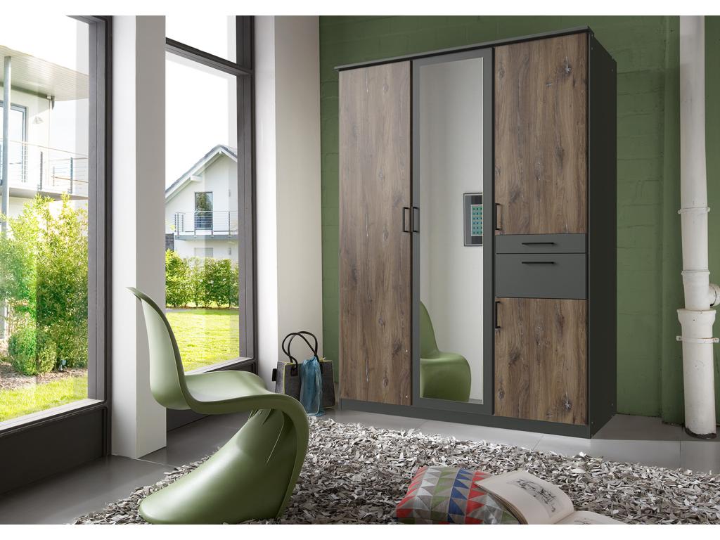 Armadio naturale con spazio di archiviazione