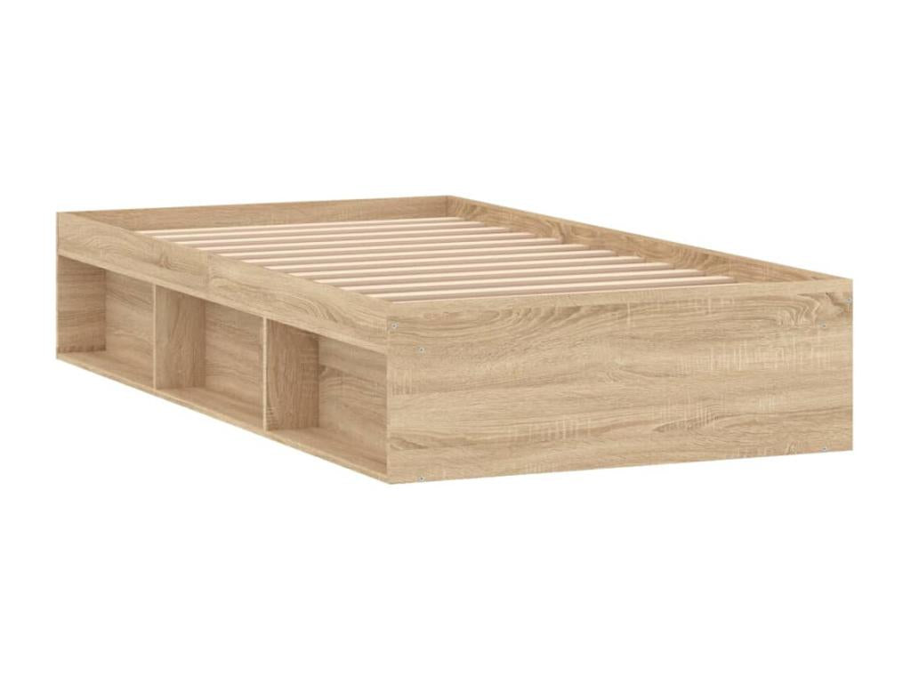 Struttura letto marrone, 90 x 200 cm