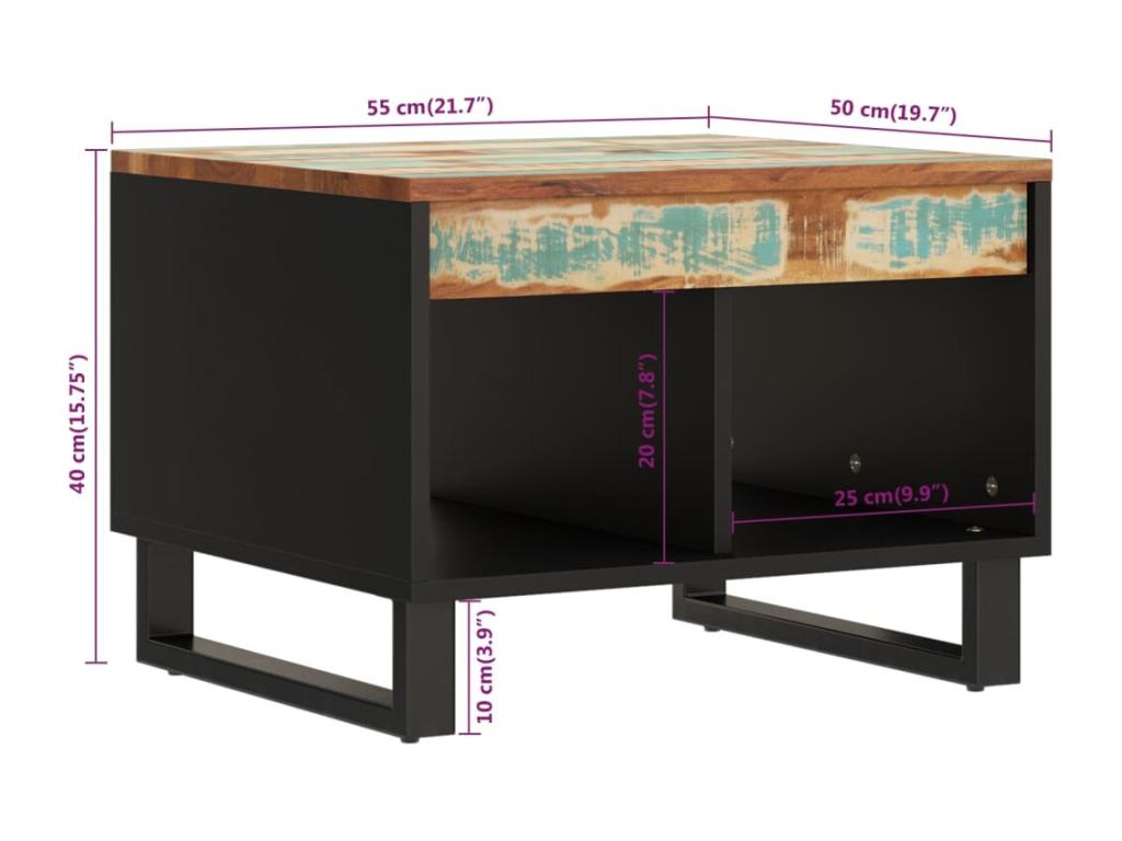 Tavolino da caffè, 55 x 50 x 40 cm