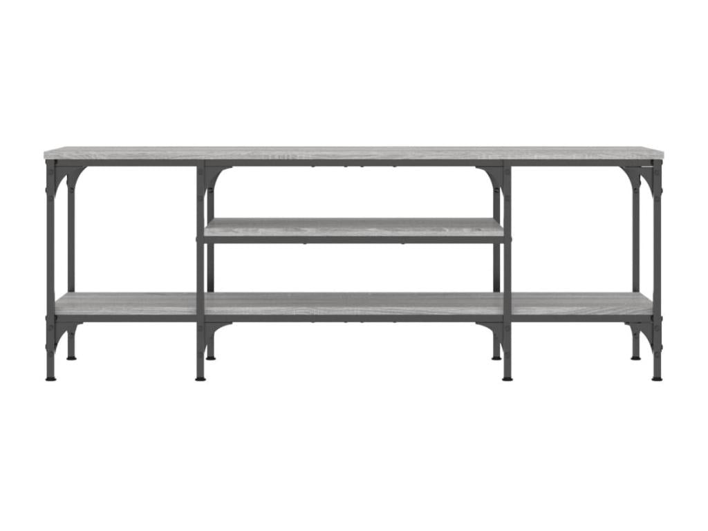 Mobile TV in legno ingegnerizzato grigio, 121 x 35 x 45 cm