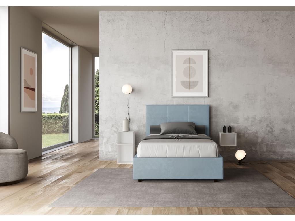 Struttura letto blu, 120 x 190 cm