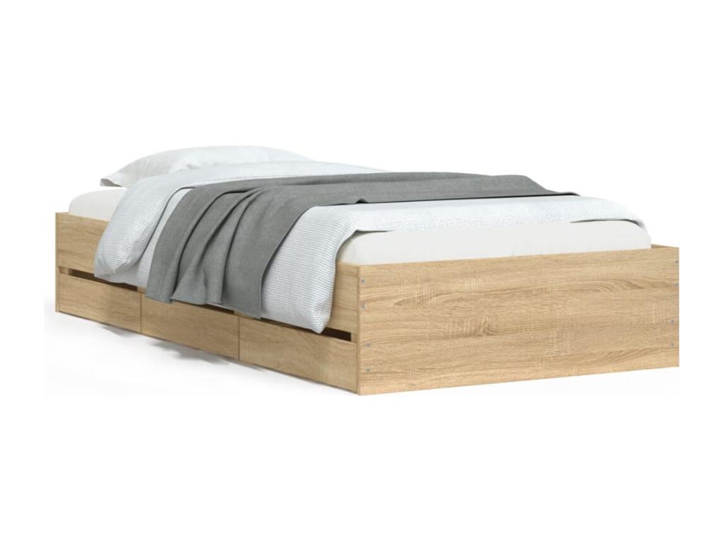 Struttura letto naturale, 100 x 200 cm