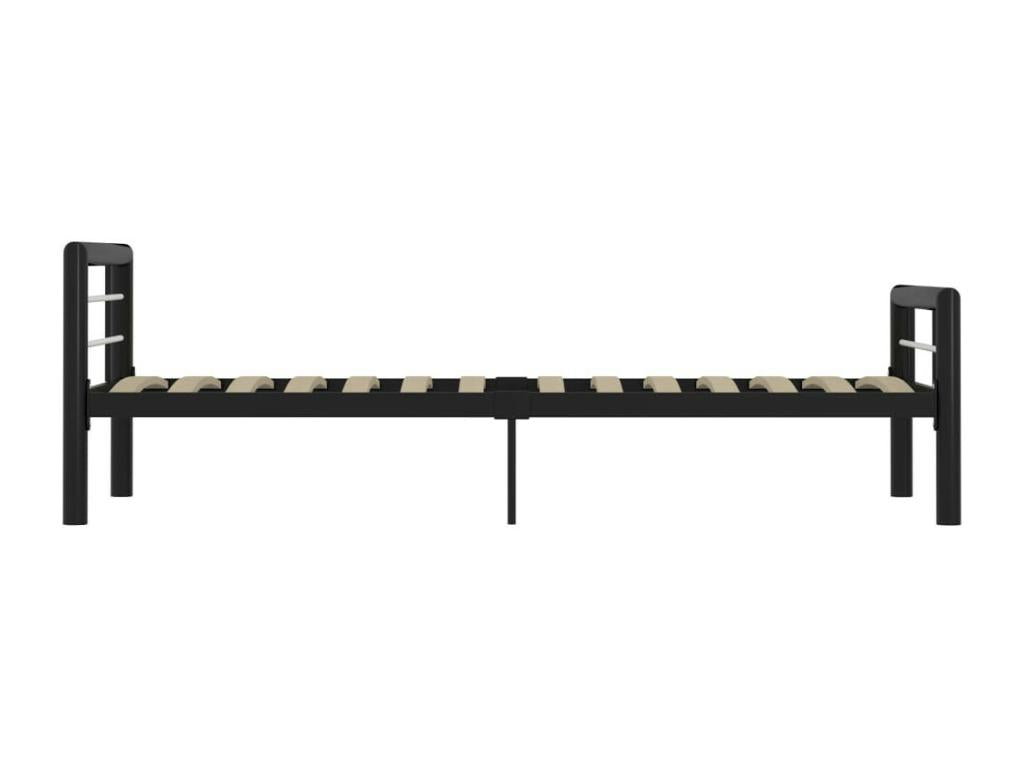 Struttura letto in metallo nero, 100 x 200 cm