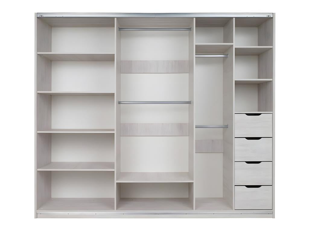 Armadio marrone, 215 x 250 x 69 cm