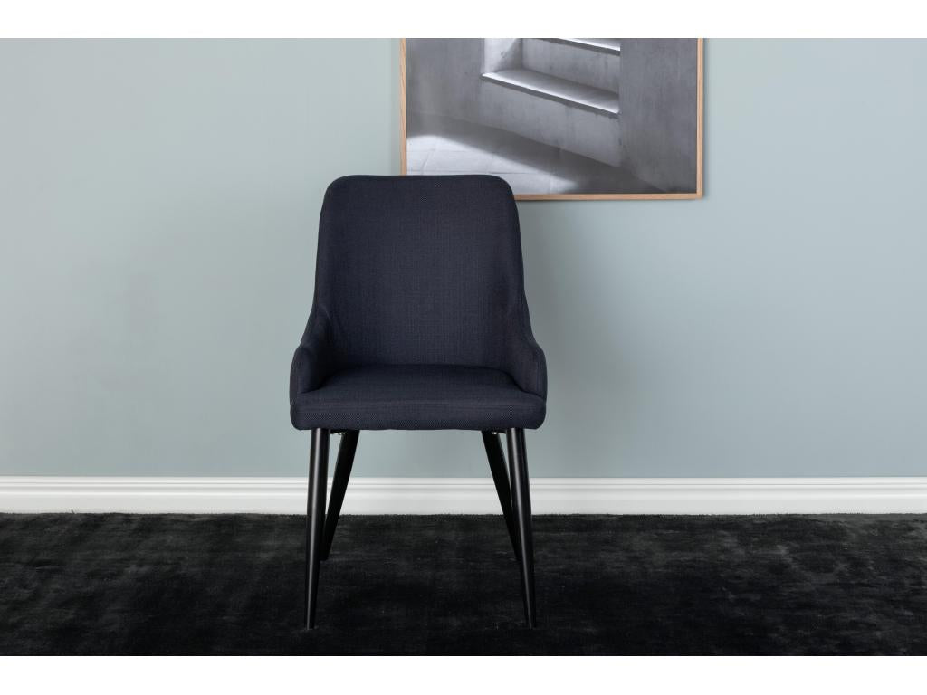 Sedia nera, 49 x 58 x 86 cm