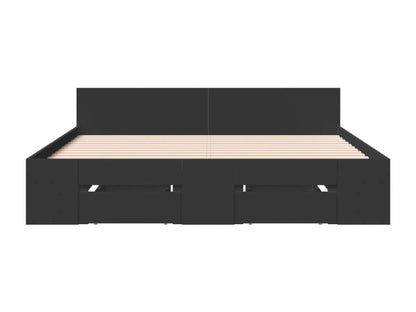 Struttura letto nera, 120 x 200 cm