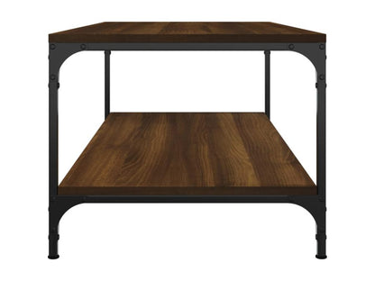 Tavolino da caffè in legno ingegnerizzato marrone, 100 x 50 x 40 cm