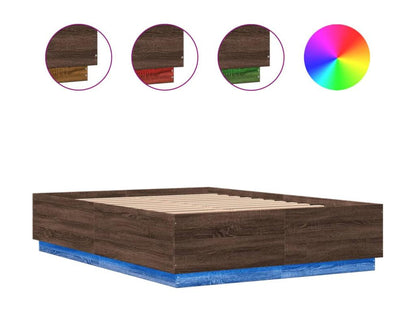 Struttura letto marrone, 140 x 200 cm