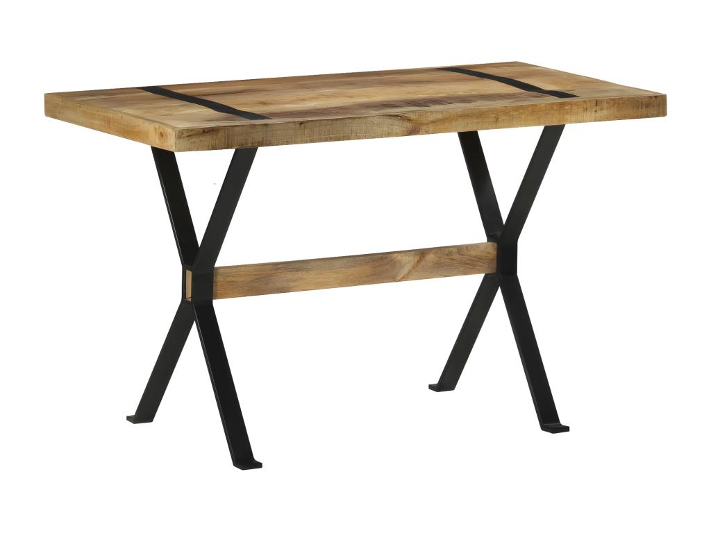Tavolo da pranzo marrone, 120 x 60 x 76 cm