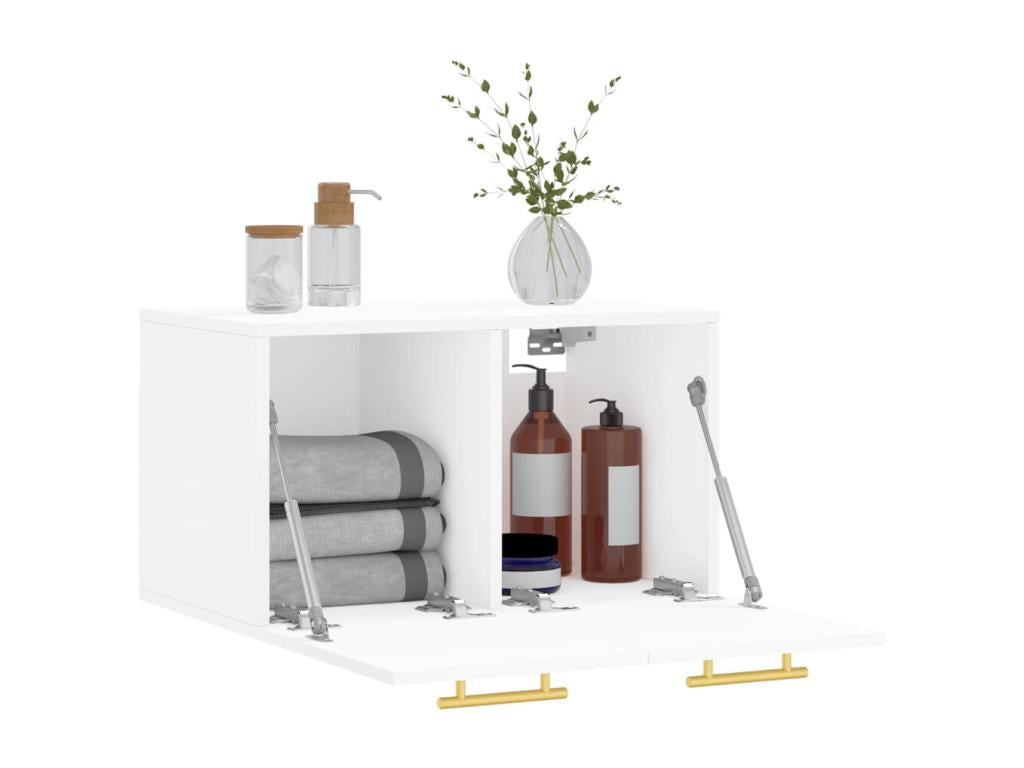 Armadio in legno ingegnerizzato bianco, 60 x 36,5 x 35 cm