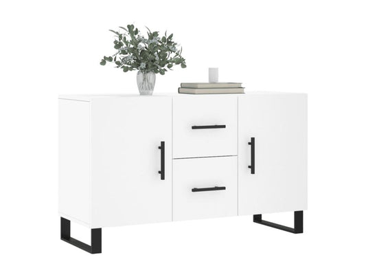 Credenza in legno ingegnerizzato bianco, 100 x 36 x 60 cm