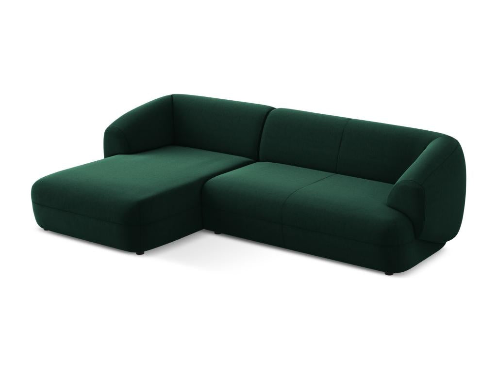 Divano in velluto verde
