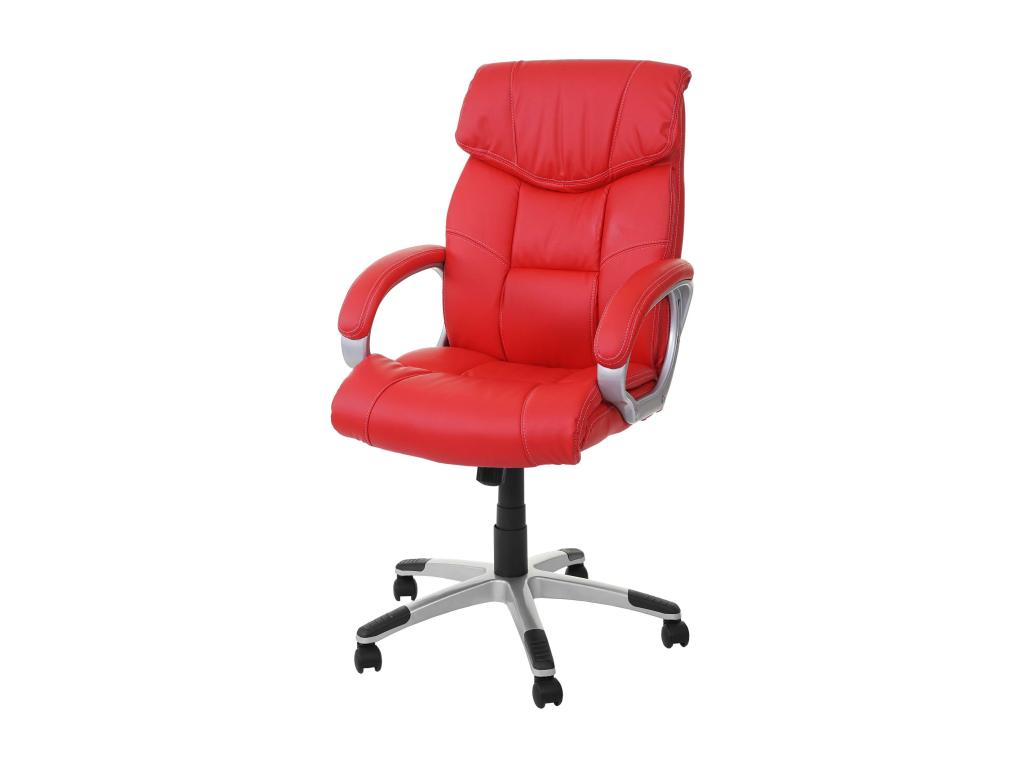 Poltrona in similpelle rossa