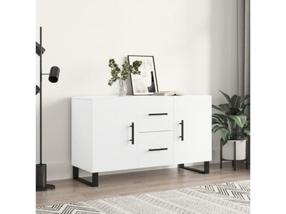 Credenza in legno ingegnerizzato bianco, 100 x 36 x 60 cm
