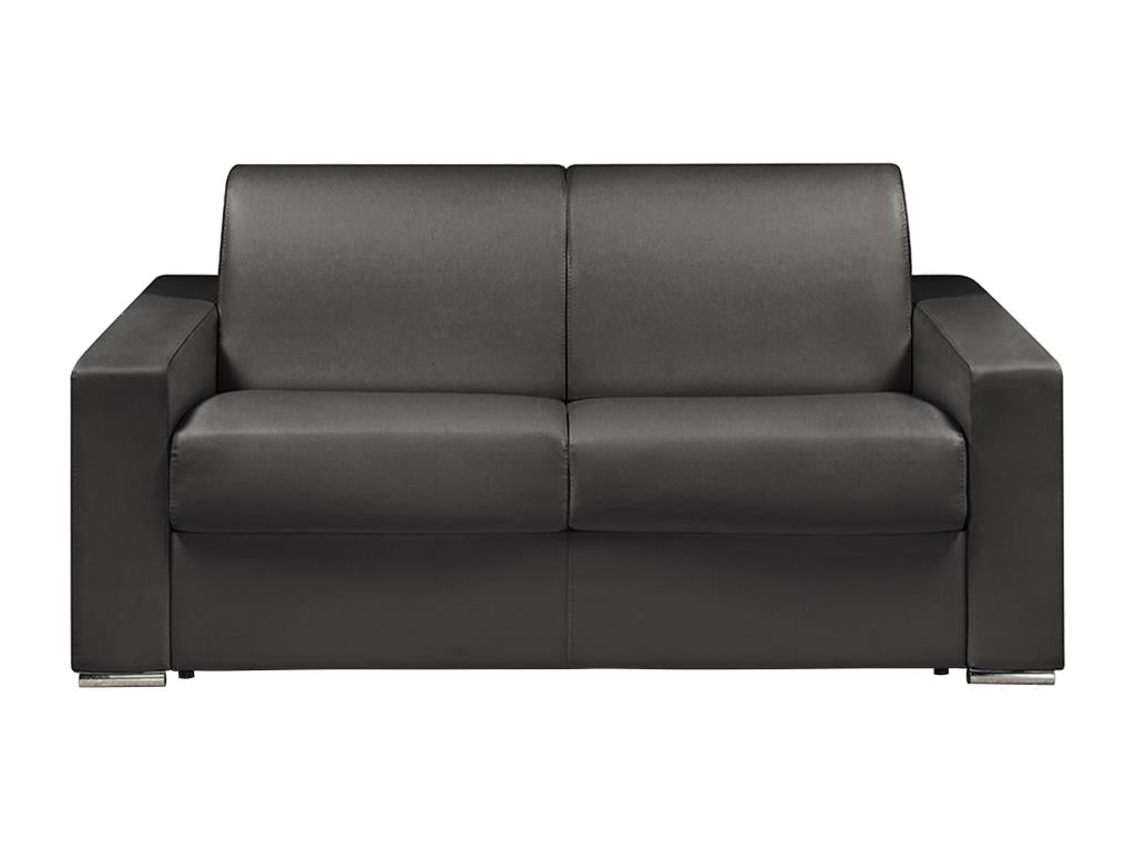 Divano letto convertibile nero in memory foam