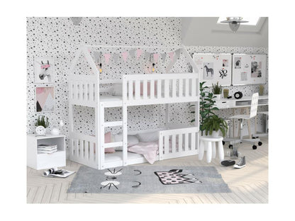 Struttura per letto a castello bianca, 80 x 160 cm