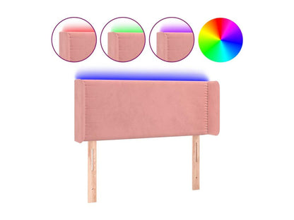 Struttura letto in velluto, 93 x 16 x 78 cm