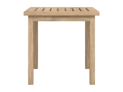 Tavolino laterale in legno massello marrone, 45 x 45 x 45 cm