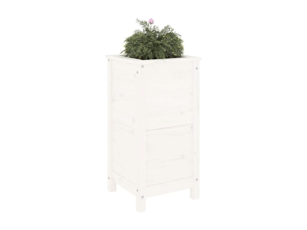 Mobili per la casa in legno massello bianco, 40 x 40 x 78 cm