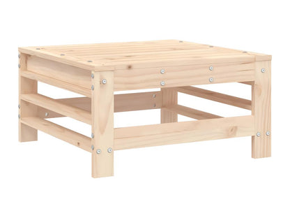 Set di mobili da esterno in legno massello marrone