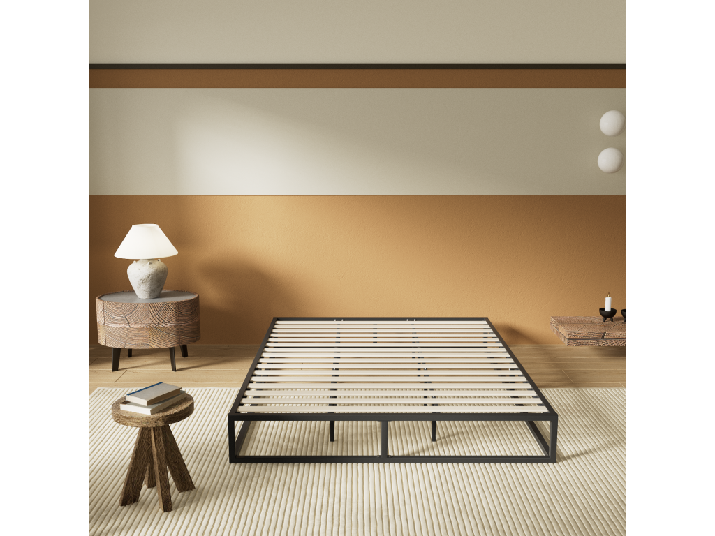 Struttura letto naturale, 140 x 200 cm