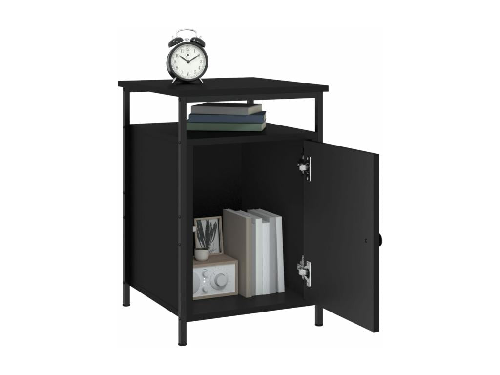 Mobili per la casa in legno ingegnerizzato nero, 40 x 42 x 60 cm