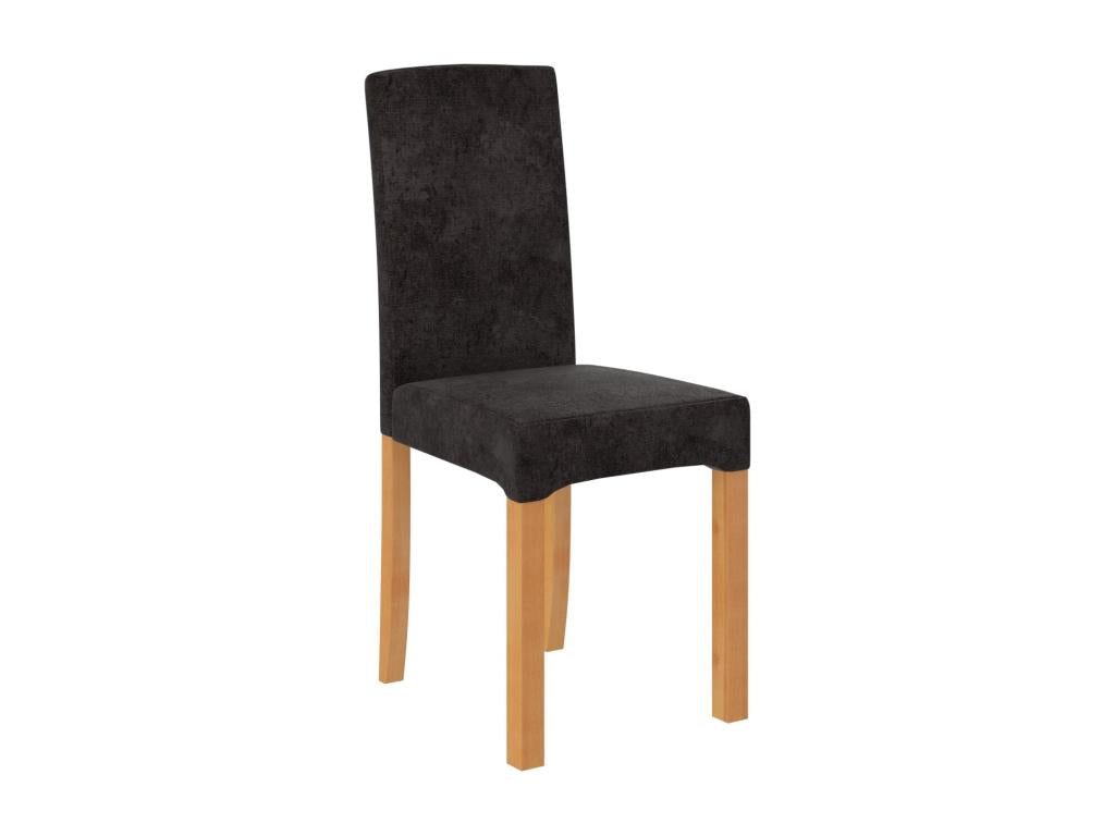 sedia in tessuto marrone