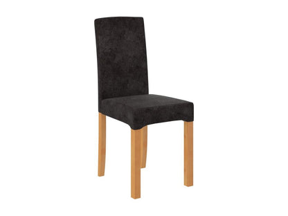 sedia in tessuto marrone