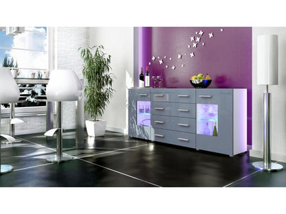 Credenza bianca, 72 x 166 x 35 cm