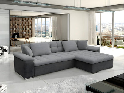 Divano grigio, 277 x 158 x 76 cm