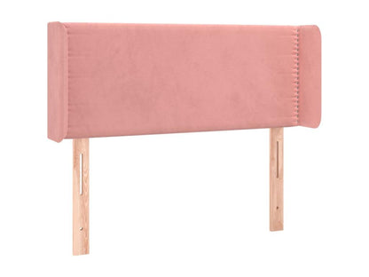 Struttura letto in velluto, 93 x 16 x 78 cm