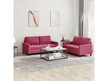 Mobili per la casa in velluto rosso