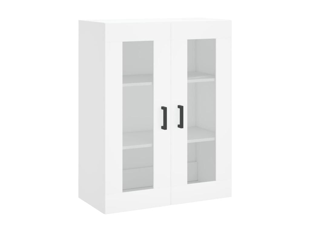 Credenza in legno ingegnerizzato bianco, 69,5 x 34 x 180 cm