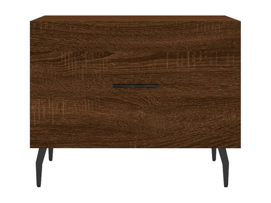 Tavolino da caffè in legno ingegnerizzato marrone, 50 x 50 x 40 cm