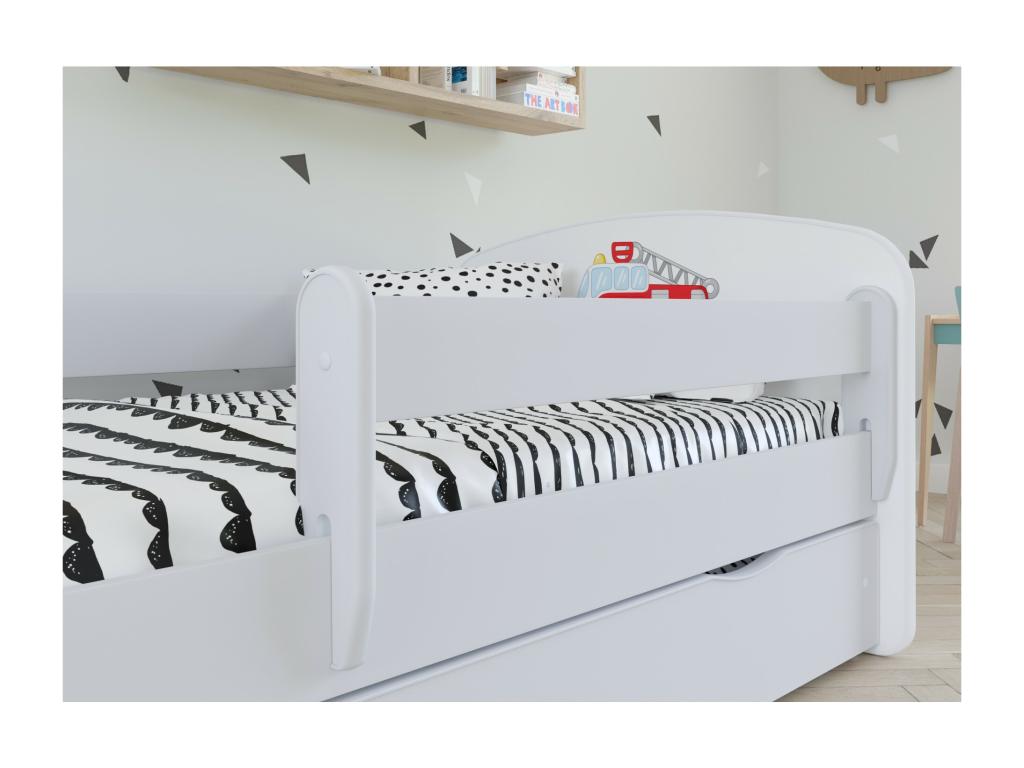 Struttura letto bianca, 80 x 160 cm