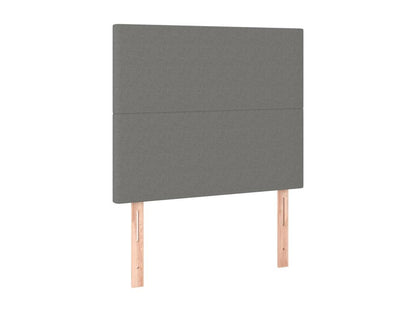 Struttura letto in tessuto grigio, 100 x 5 x 78 cm