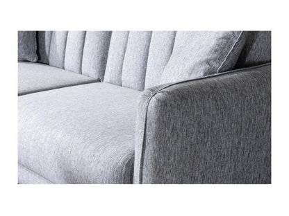 Divano in tessuto grigio