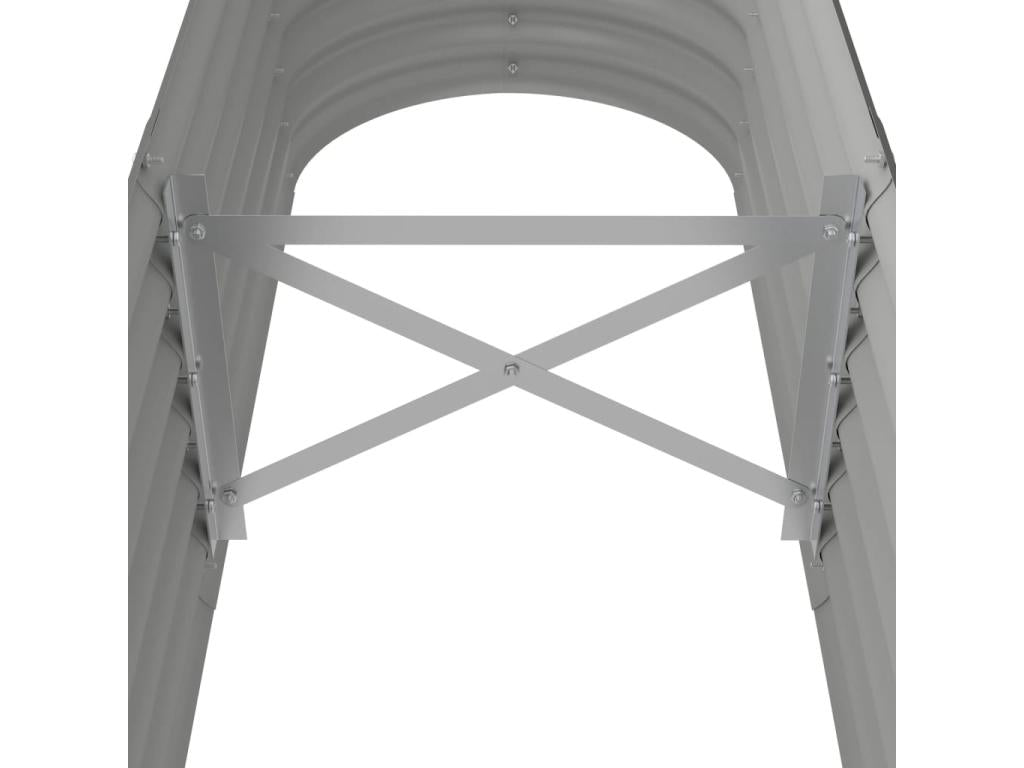Struttura letto grigia, 152 x 40 x 36 cm