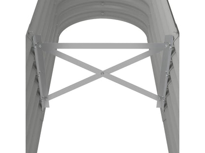 Struttura letto grigia, 152 x 40 x 36 cm