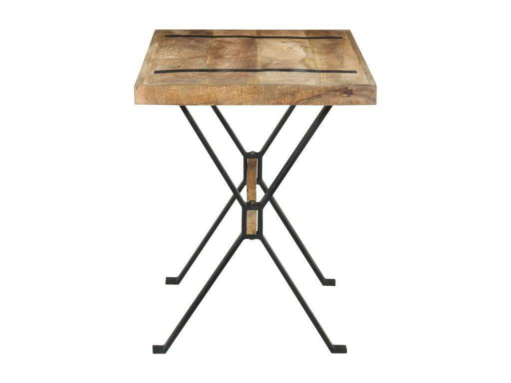 Tavolo da pranzo marrone, 120 x 60 x 76 cm