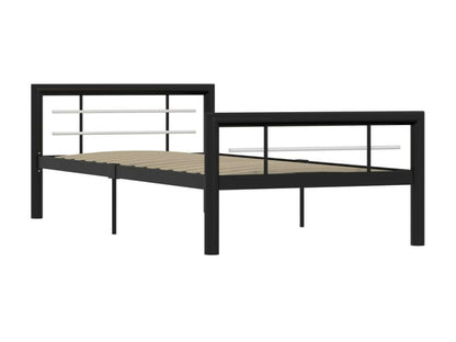 Struttura letto in metallo nero, 100 x 200 cm