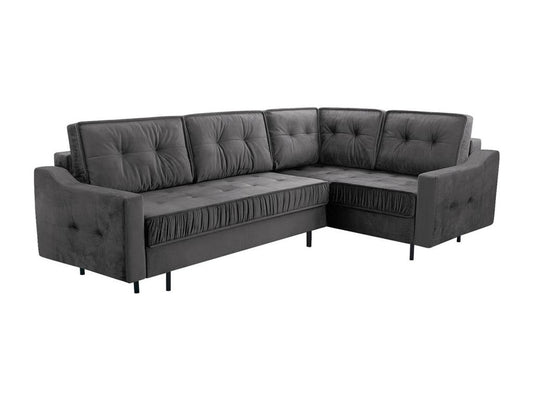 Divano grigio, 289 x 185 x 105 cm