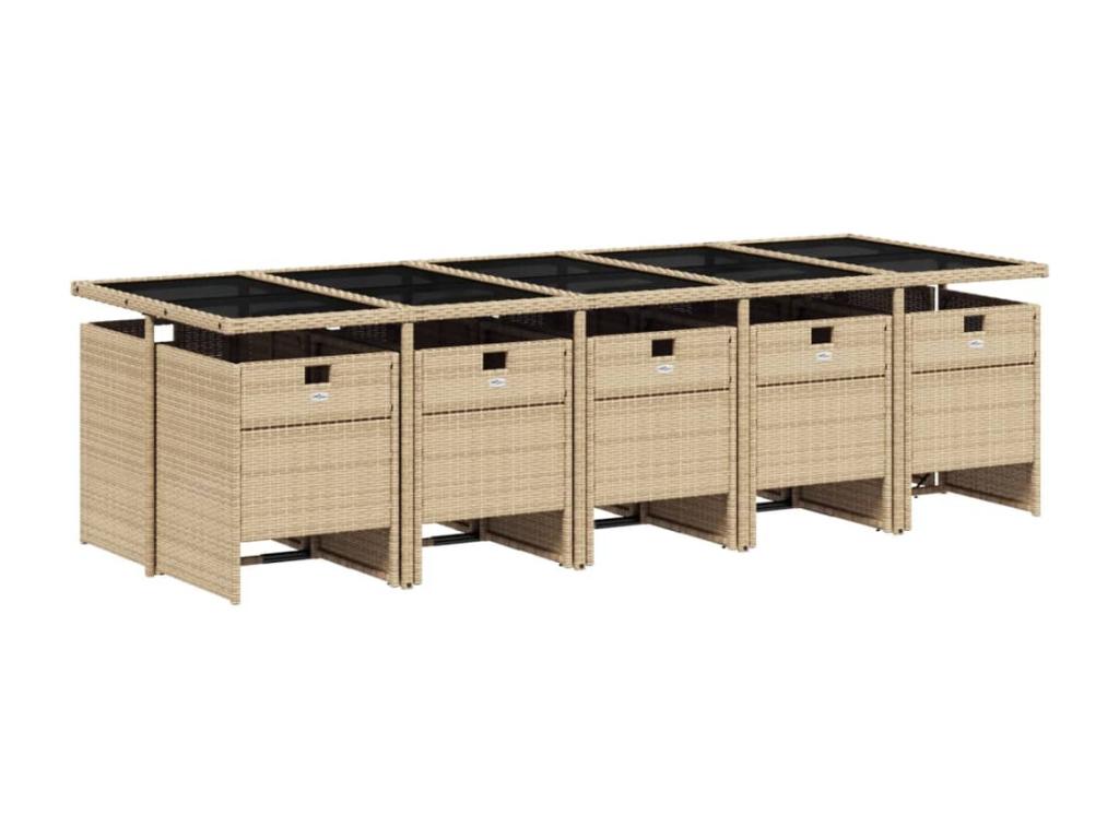 Set di mobili da esterno beige