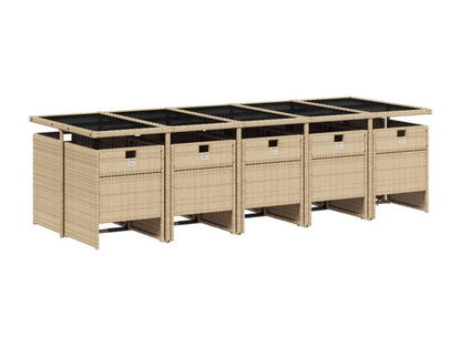 Set di mobili da esterno beige