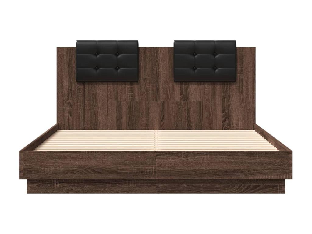 Struttura letto marrone, 120 x 200 cm