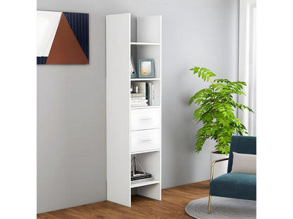 Libreria bianca, 40 x 35 x 180 cm