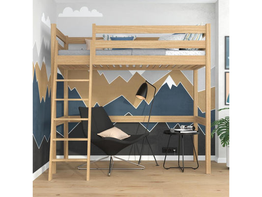 Struttura letto marrone, 100 x 180 cm